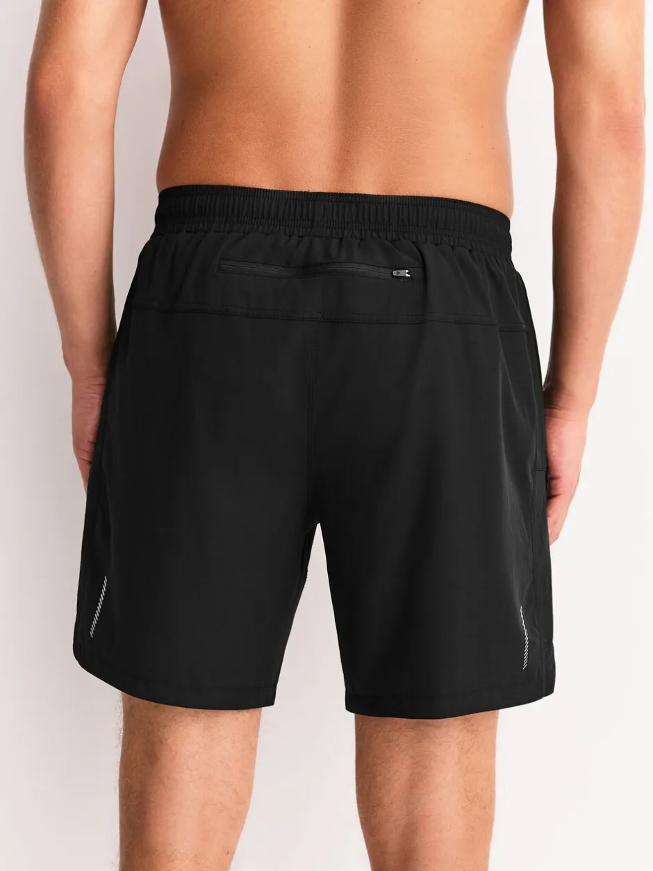 Shorts*Next - 7 inch - Active Gym Sports Shorts 2 Pack Zwart/grijs