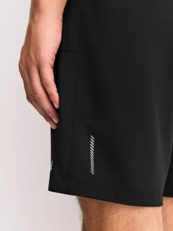 Shorts*Next - 7 inch - Active Gym Sports Shorts 2 Pack Zwart/grijs