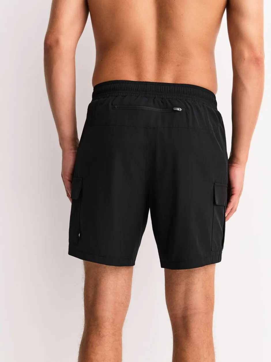 Shorts*Next Zwart/grijs - Active Cargo Gym Training Shorts 2 Pack