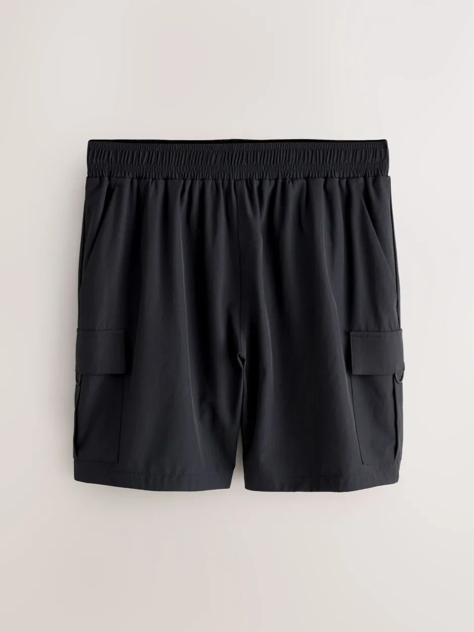 Shorts*Next Zwart/grijs - Active Cargo Gym Training Shorts 2 Pack