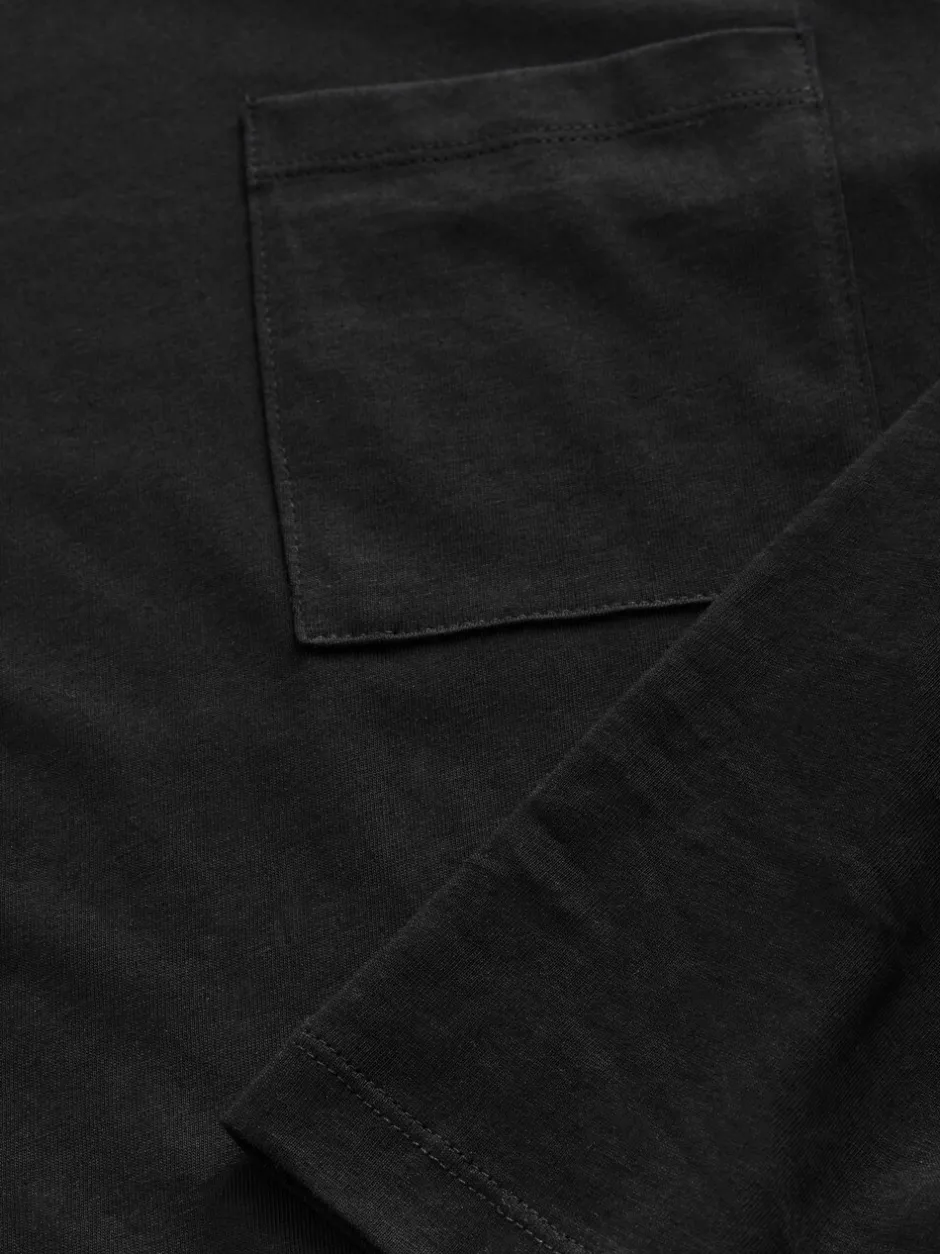 Pyjama's*Next Zwart/grijs - Long Sleeve Cuffed 100% Cotton Pyjamas