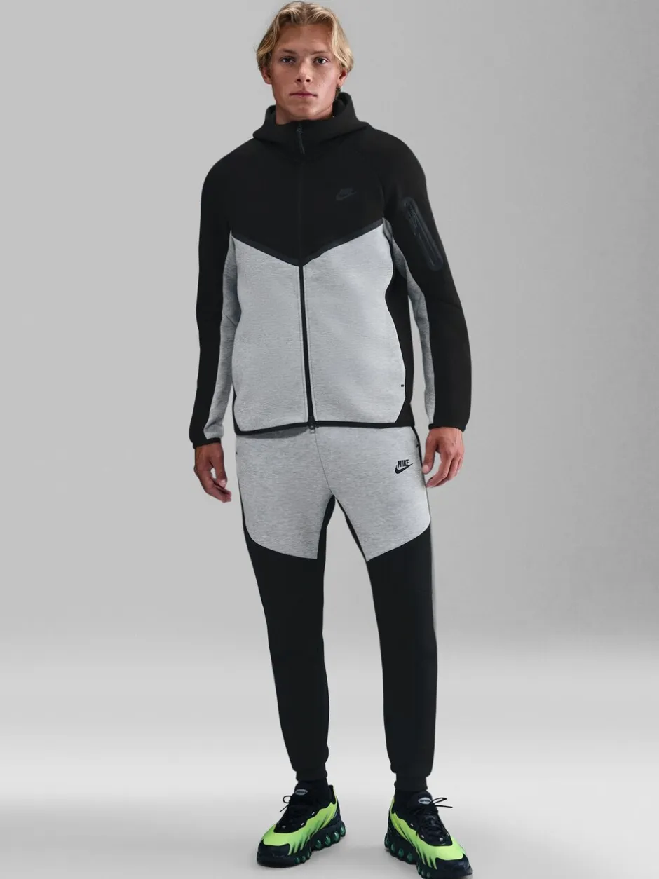 Joggingbroeken*Nike Zwart/grijs - Tech Fleece joggingbroek