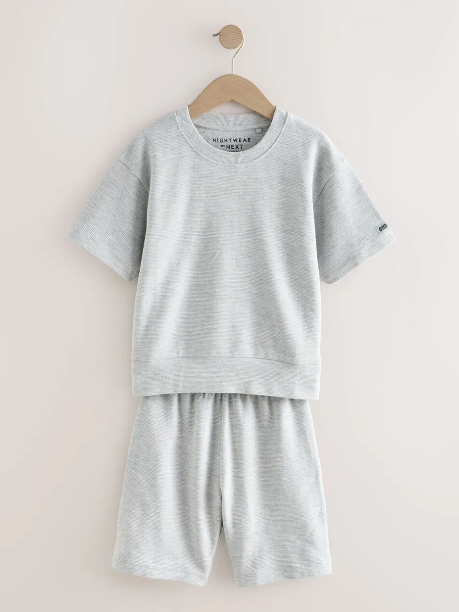 Pyjama's|Nachtkleding En Pyjama's*Next - Set van 3 pyjama's met short (3-16 jr) Zwart/grijs