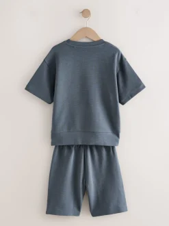 Pyjama's|Nachtkleding En Pyjama's*Next - Set van 3 pyjama's met short (3-16 jr) Zwart/grijs