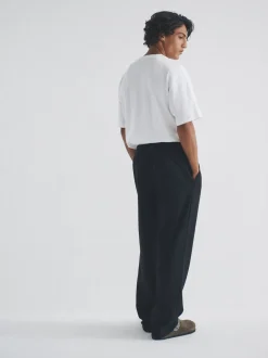Loungewear|Joggingbroeken|The Set - 4 Pack Joggingbroeken met wijde pijpen Zwart/grijs