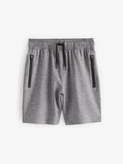 Schoolkleding|Shorts*Next - Verpakking van 2 lichtgewicht sportshorts (3-17jaar) Zwart/grijs