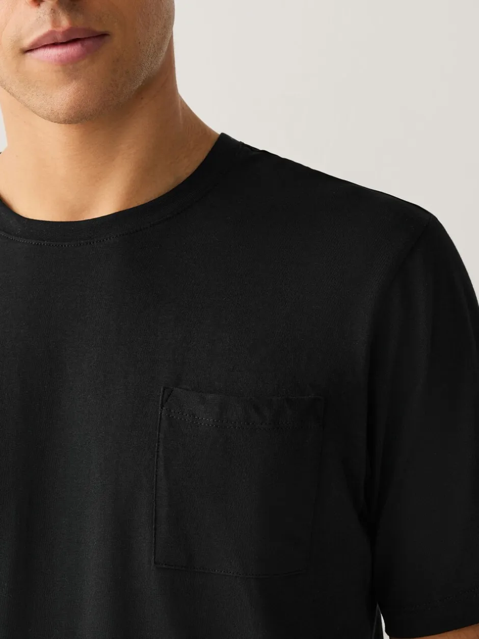 Loungewear|Pyjama's|Next - Jersey pyjama met korte mouwen Zwart/grijs gemêleerd