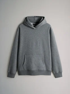 Loungewear|Sweaters En Hoody´S|The Set - Verpakking van 4 - Relaxed Fit Hoodies Zwart/grijs gemêleerd/crème