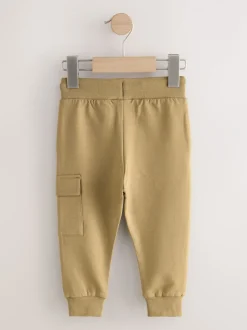 Jeans En Joggingbroeken|Joggingbroeken|Next - Verpakking van 5 joggingbroeken (3mnd-7jr) Zwart/grijs gemêleerd/lichtbruin