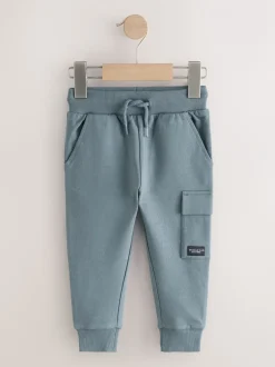 Jeans En Joggingbroeken|Joggingbroeken|Next - Verpakking van 5 joggingbroeken (3mnd-7jr) Zwart/grijs gemêleerd/lichtbruin