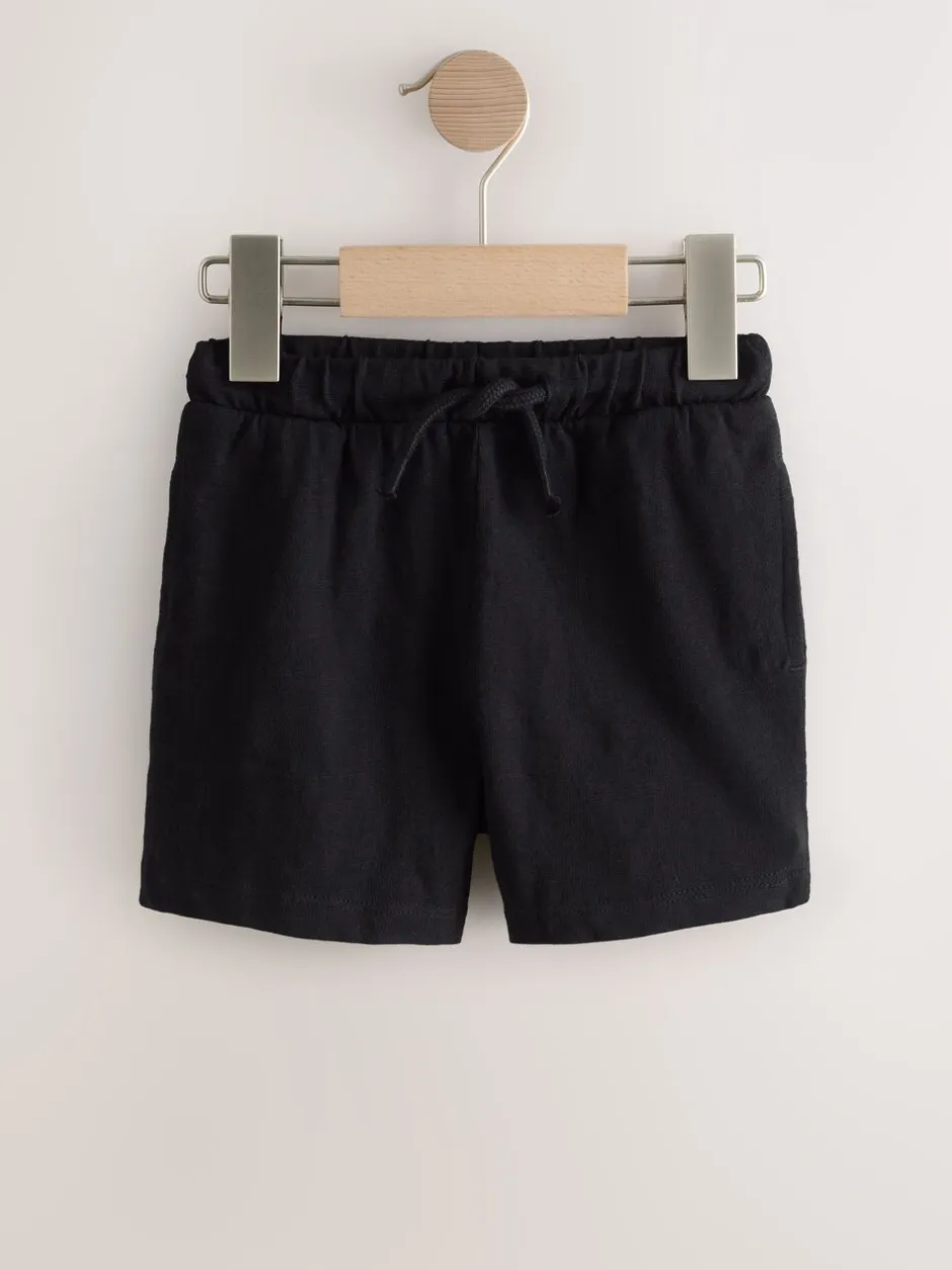 Shorts*Next Zwart/grijs/marineblauw - Lightweight Shorts 3 Pack (3mths-7yrs)