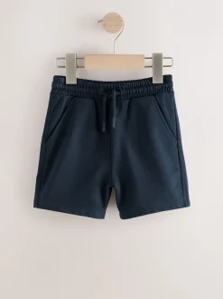 Shorts|Shorts*Next - Verpakking van 3 jersey shorts (3mnd -7jr) Zwart/grijs/marineblauw