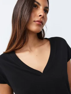 Tops En T-Shirts|Next Zwart/grijs/roze - Set van 7 T-shirts met kapmouwtjes