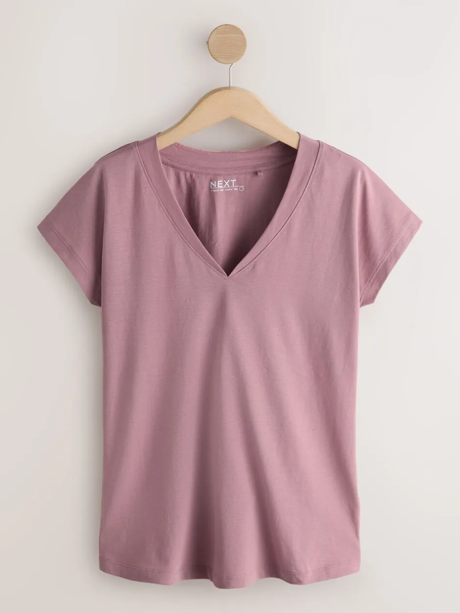 Tops En T-Shirts|Next Zwart/grijs/roze - Set van 7 T-shirts met kapmouwtjes