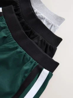 Pyjama's|Next - Set van 3 pyjama's met short (3-16 jr) Zwart/groen