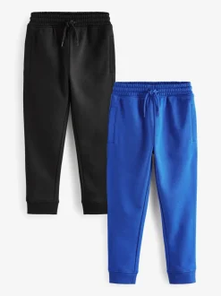 Joggingbroeken*Next Zwart/kobaltblauw - Verpakking van 2 joggingbroeken (3-16jr)