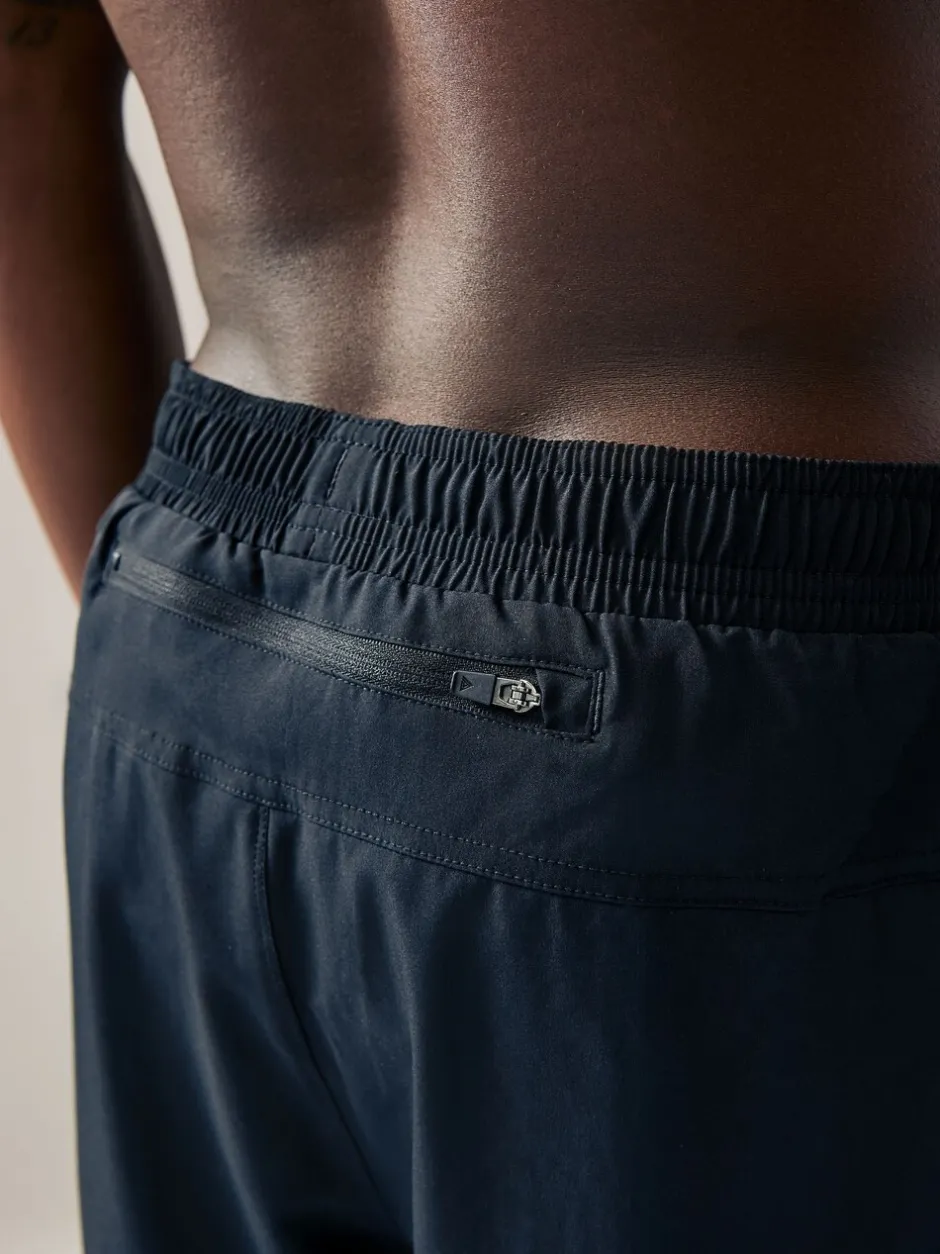 Shorts|Next - 7 inch - Active Gym Sports Shorts 2 Pack Zwart/marineblauw