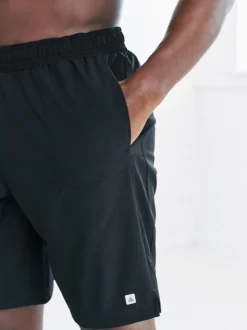 Shorts|Next Zwart/marineblauw - 9 inch - Active Gym Sports Shorts 2 Pack