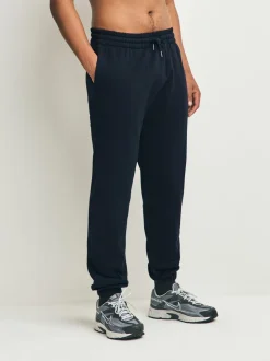 Loungewear|Joggingbroeken*Next Zwart/marineblauw - Met boorden - Brushback Heavyweight Open 2 Pack Joggers