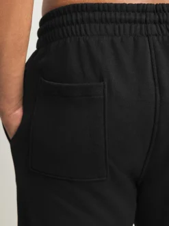 Loungewear|Joggingbroeken*Next Zwart/marineblauw - Met boorden - Brushback Heavyweight Open 2 Pack Joggers