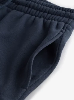 Joggingbroeken|Next Zwart/marineblauw - Open - Brushback Heavyweight Open 2 Pack Joggers