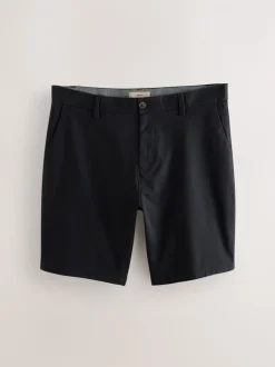 Shorts*Next - Slim Fit - Set van 2 chinoshorts met stretch Zwart/marineblauw