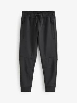 Joggingbroeken|Next - Slim-fit joggingbroek met ritszak (3-16jr) Zwart/marineblauw