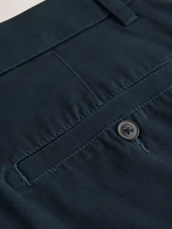 Shorts|Next - Straight fit - Set van 2 chinoshorts met stretch Zwart/marineblauw