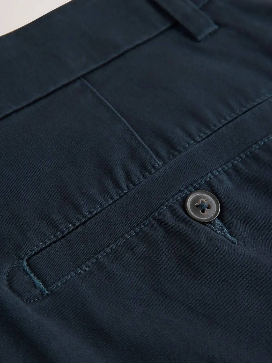 Shorts|Next - Straight fit - Set van 2 chinoshorts met stretch Zwart/marineblauw