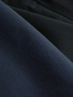 Shorts|Next - Straight fit - Set van 2 chinoshorts met stretch Zwart/marineblauw