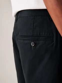 Shorts|Next - Straight fit - Set van 2 chinoshorts met stretch Zwart/marineblauw