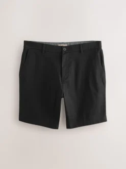 Shorts|Next - Straight fit - Set van 2 chinoshorts met stretch Zwart/marineblauw