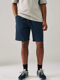 Shorts*Next - Zachte jerseyshorts verpakking van 2 Zwart/marineblauw