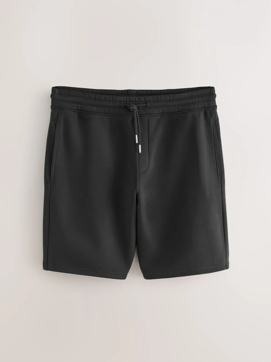 Shorts*Next - Zachte jerseyshorts verpakking van 2 Zwart/marineblauw