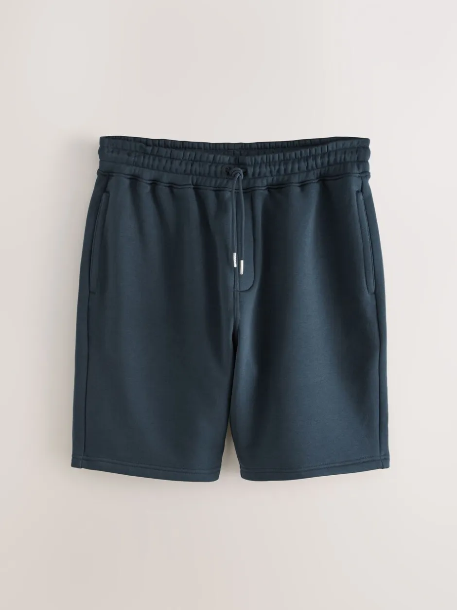 Shorts*Next - Zachte jerseyshorts verpakking van 2 Zwart/marineblauw