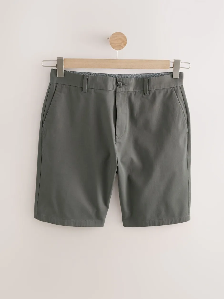 Shorts*Next - Straight fit - Set van 3 chinoshorts met stretch Zwart/marineblauw/antraciet