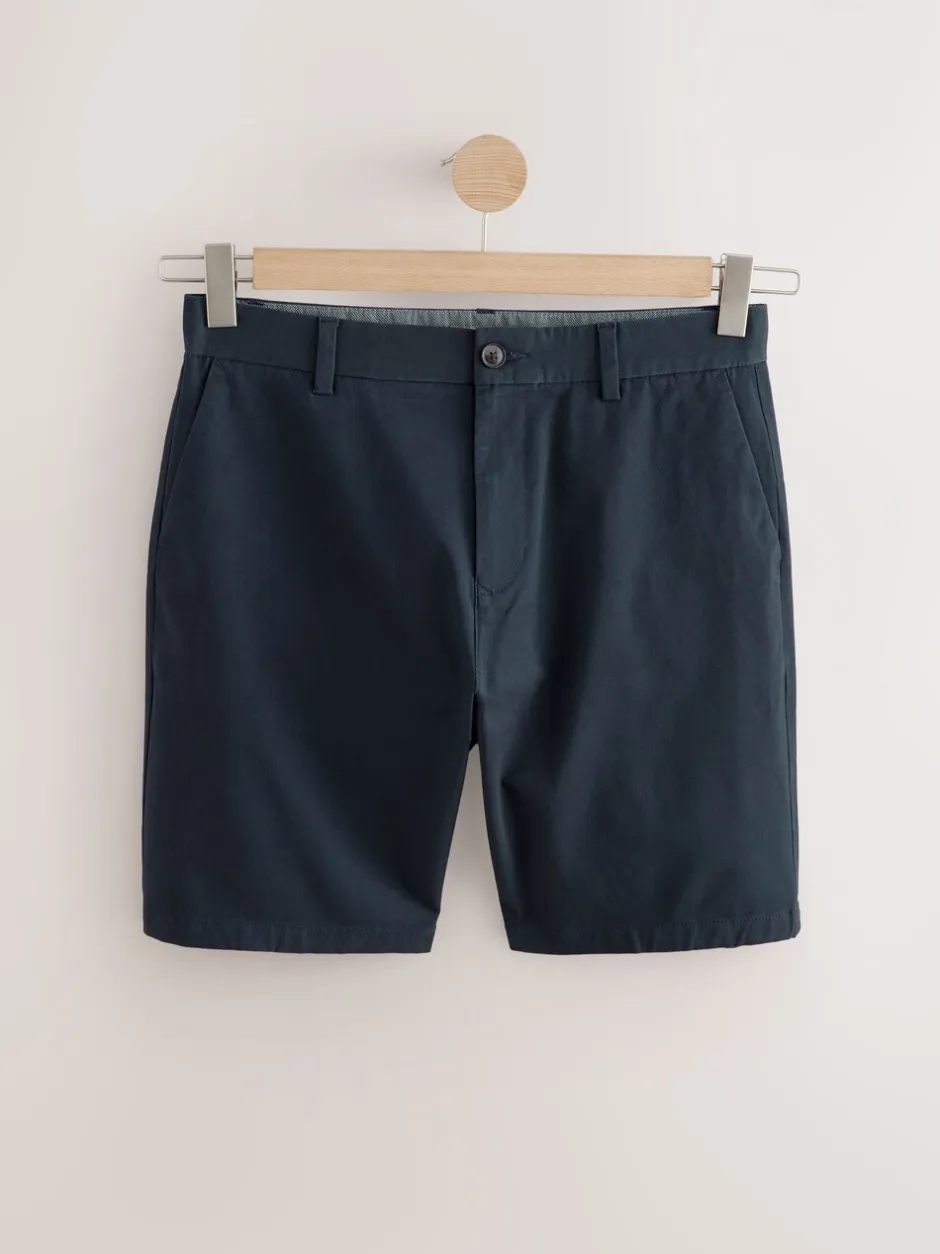 Shorts*Next - Straight fit - Set van 3 chinoshorts met stretch Zwart/marineblauw/antraciet