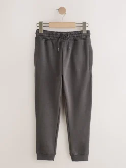 Joggingbroeken|Next - Basic joggingbroeken, set van 5 (3-16jaar) Zwart/marineblauw/grijs