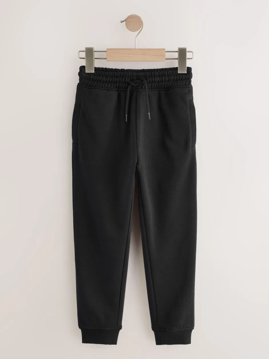 Joggingbroeken|Next - Basic joggingbroeken, set van 5 (3-16jaar) Zwart/marineblauw/grijs