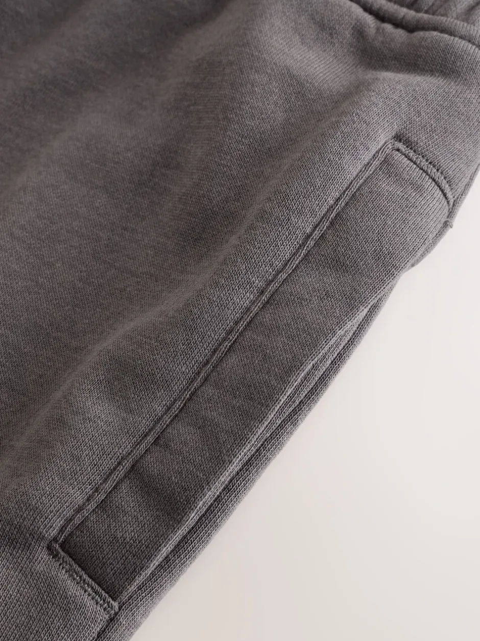 Joggingbroeken|Next - Basic joggingbroeken, set van 5 (3-16jaar) Zwart/marineblauw/grijs