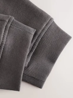 Joggingbroeken|Next - Basic joggingbroeken, set van 5 (3-16jaar) Zwart/marineblauw/grijs