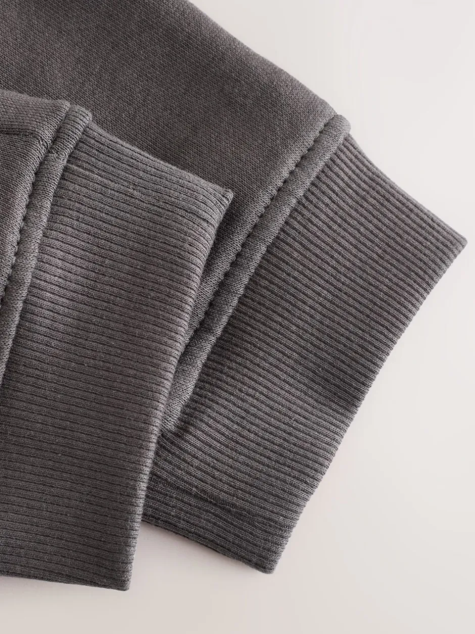 Joggingbroeken|Next - Basic joggingbroeken, set van 5 (3-16jaar) Zwart/marineblauw/grijs