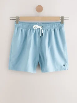 Badkleding*Next - Essential zwemshorts 4 stuks Zwart/Marineblauw/Lichtblauw/Grijs