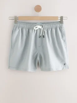 Badkleding*Next - Essential zwemshorts 4 stuks Zwart/Marineblauw/Lichtblauw/Grijs