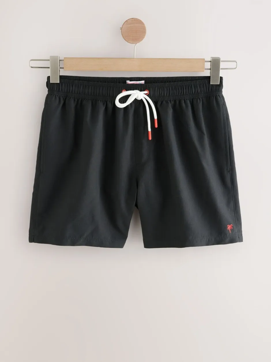 Badkleding*Next - Essential zwemshorts 4 stuks Zwart/Marineblauw/Lichtblauw/Grijs