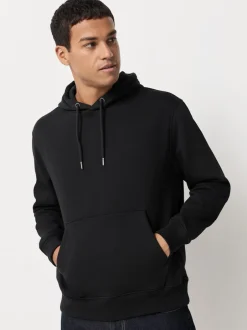 Sweaters En Hoody´S|Sweaters En Hoody´S|Next - Cotton Rich Jersey Overhead Hoodies 2 Pack Zwart/neutraal