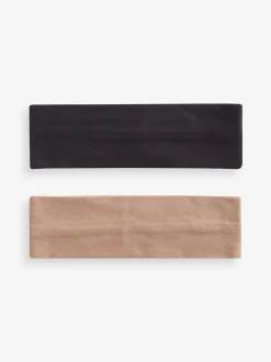 Haaraccessoires*Next - Set van 2 jersey haarbanden Zwart/neutraal