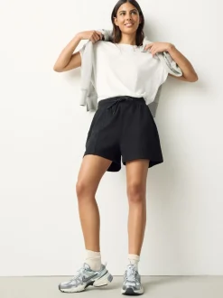 Shorts*Next Zwart/paarsrood - Verpakking van 2 jersey shorts