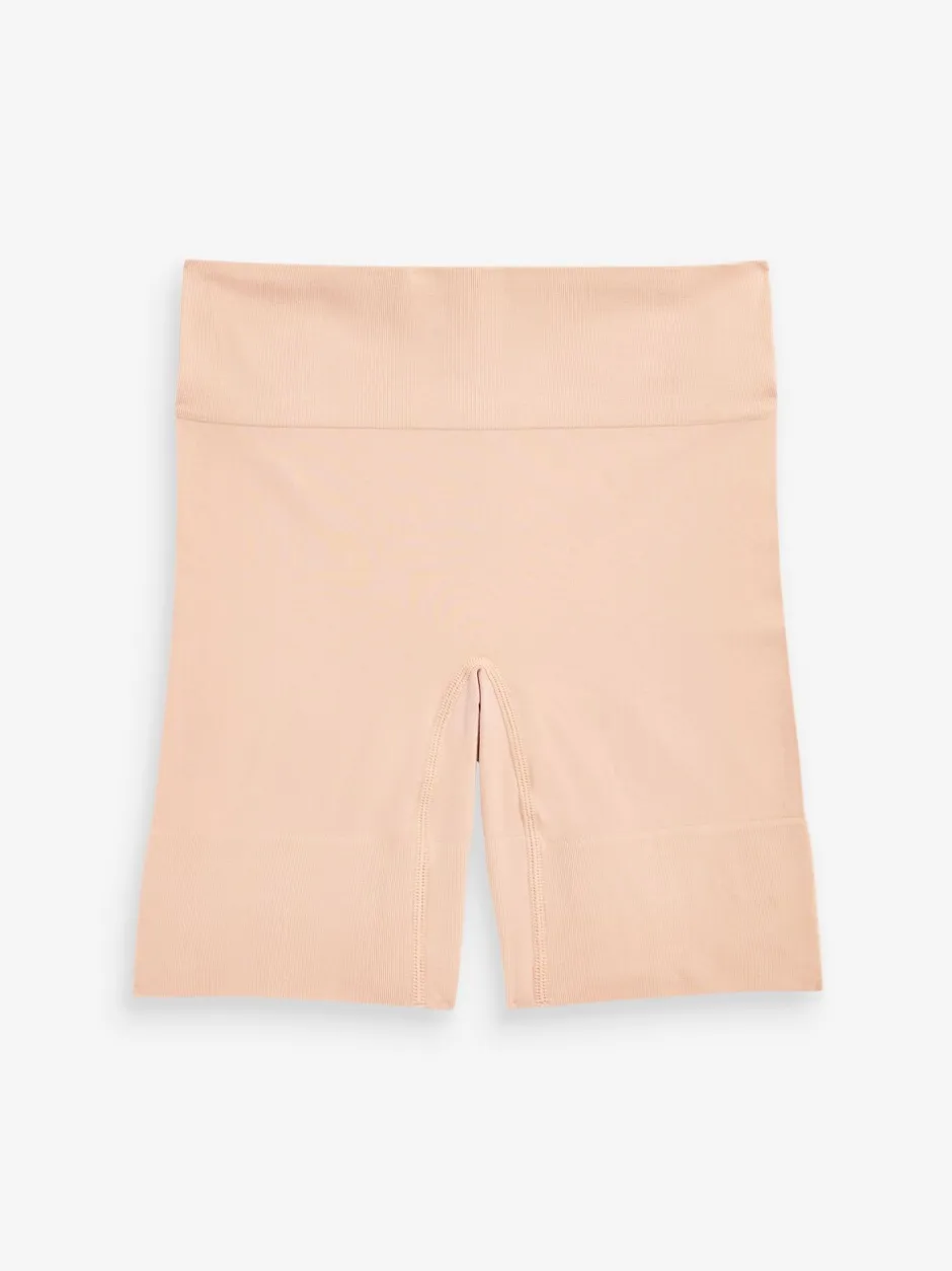 Shapewear|Next - Verpakking van 2 naadloze irritatiewerende shorts Zwart/pastelroze huidskleur