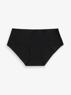 Onderbroeken*Next - Geen zichtbare onderbroeklijn comfortabele slips verpakking van 3 Zwart/Praline Huidskleur/Chocolade Huidskleur